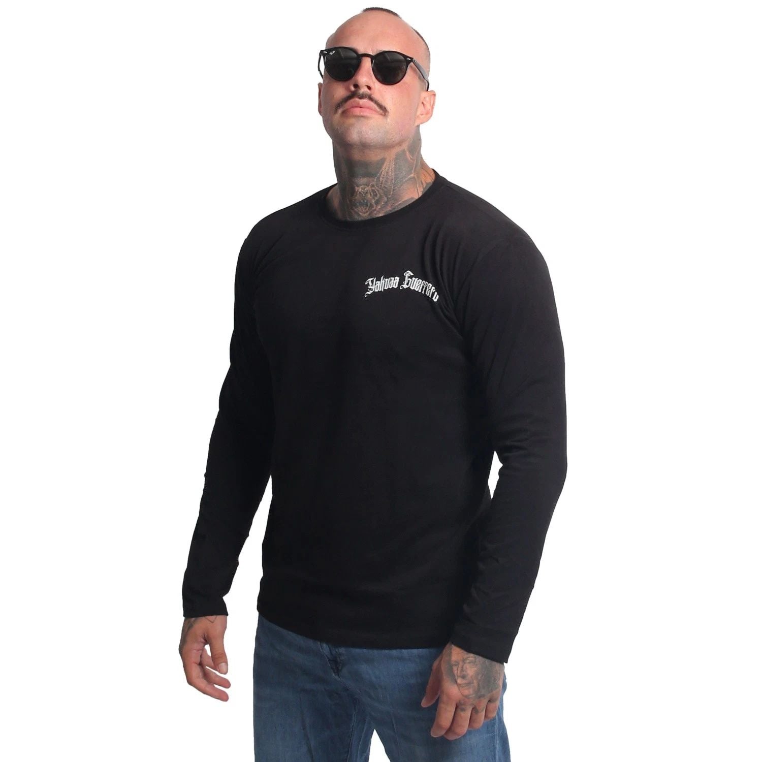 New Yakuza Men's Guerrero Long Sleeve T-Shirt - Black Unisex T-shirt, Sweatshirt, Hoodie, Long Sleeve Tee - T-Shirt, Sweatshirt, Hoodie