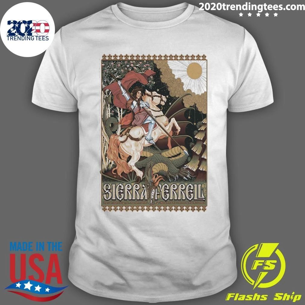 Sierra Ferrell Poster Chicago June 10, 2026 Shirt Unisex T-shirt, Sweatshirt, Hoodie, Long Sleeve Tee - T-Shirt, Sweatshirt, Hoodie