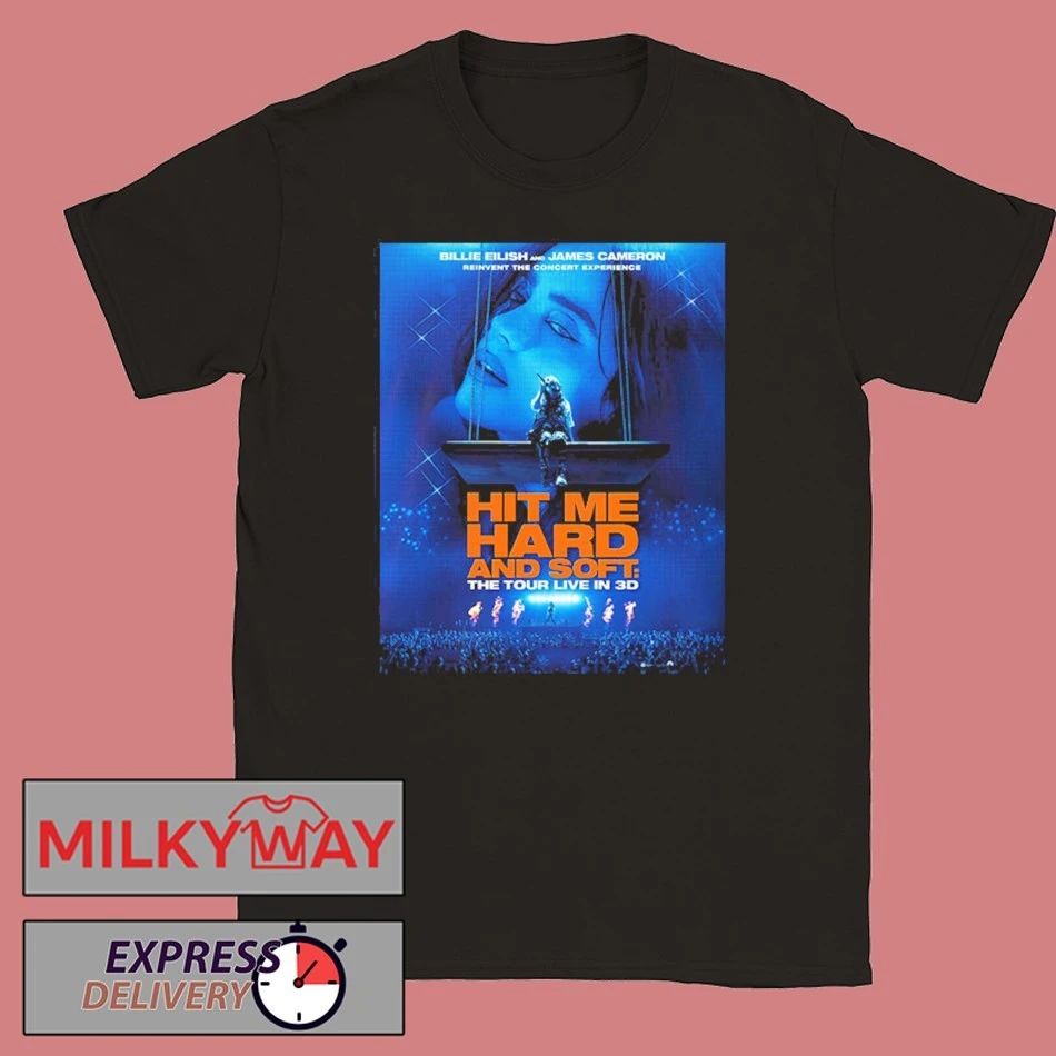 Billie Eilish New Poster Hit Me Hard And Soft The Tour Live In 3D Movie On May 8 2026 shirt - T-Shirt, Sweatshirt, Hoodie
