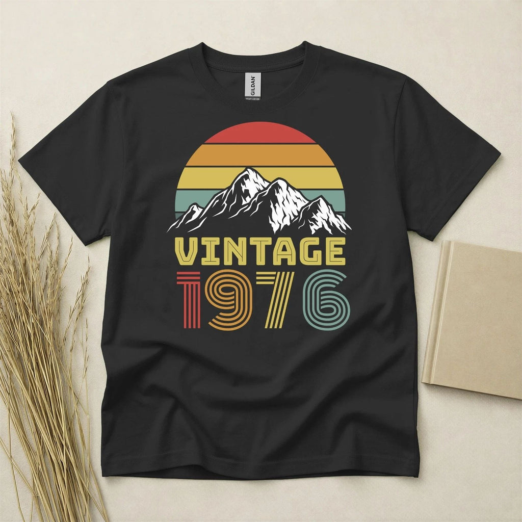 50th Birthday shirt Born In 1976 50 Years Old Gifts Vintage 1976 T Shirt Fifty Unisex T-shirt, Sweatshirt, Hoodie, Long Sleeve Tee - T-Shirt, Sweatshirt, Hoodie