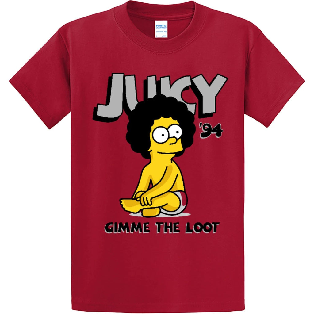 NEW STREETWEAR ON DEMAND BART JUICY Tee Shirt RED SMALL-4XLARGE MADE IN USA Unisex T-shirt, Sweatshirt, Hoodie, Long Sleeve Tee - T-Shirt, Sweatshirt, Hoodie