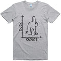 Mens Funny T-Shirt Rabbit Duck Design Regular Fit 100% Cotton Tee Unisex T-shirt, Sweatshirt, Hoodie, Long Sleeve Tee - T-Shirt, Sweatshirt, Hoodie