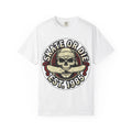 Skull with Skateboard 'Skate or Die Est. 1985' T-Shirt Unisex T-shirt, Sweatshirt, Hoodie, Long Sleeve Tee - T-Shirt, Sweatshirt, Hoodie