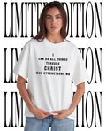 Angelo Gabriel I can do all things through Christ who strengthens me shirt Unisex T-shirt, Sweatshirt, Hoodie, Long Sleeve Tee - T-Shirt, Sweatshirt, Hoodie
