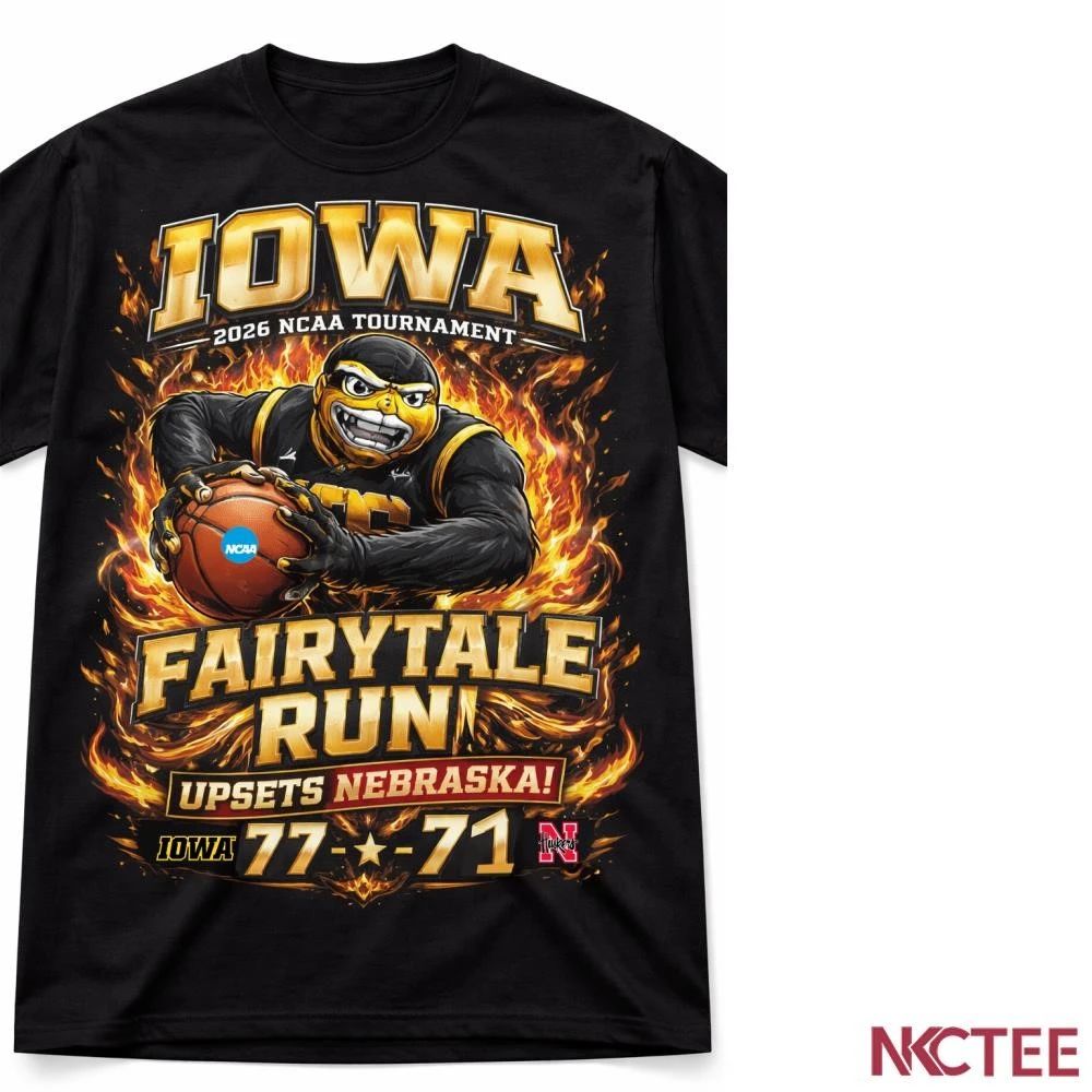 NKCtees Iowa Hawkeyes 9 Seed Magic 77 71 Nebraska Cornhuskers  Fairytale Run March Madness 2026 Upset NCAA basketball shirt - T-Shirt, Sweatshirt, Hoodie