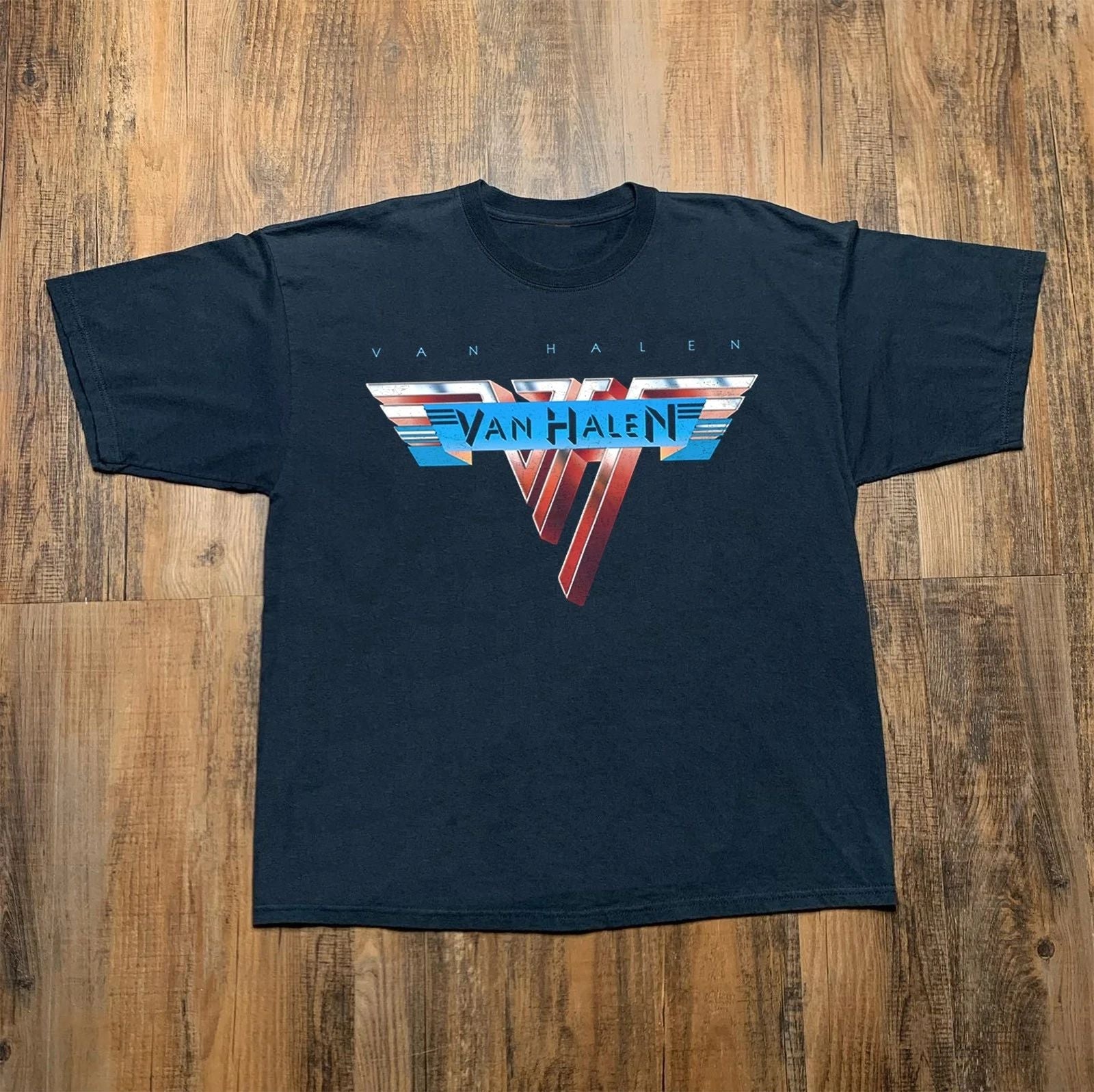 Van Halen Logo Rock Band Classic Black Unisex T-shirt Size S-5XL Unisex T-shirt, Sweatshirt, Hoodie, Long Sleeve Tee - T-Shirt, Sweatshirt, Hoodie