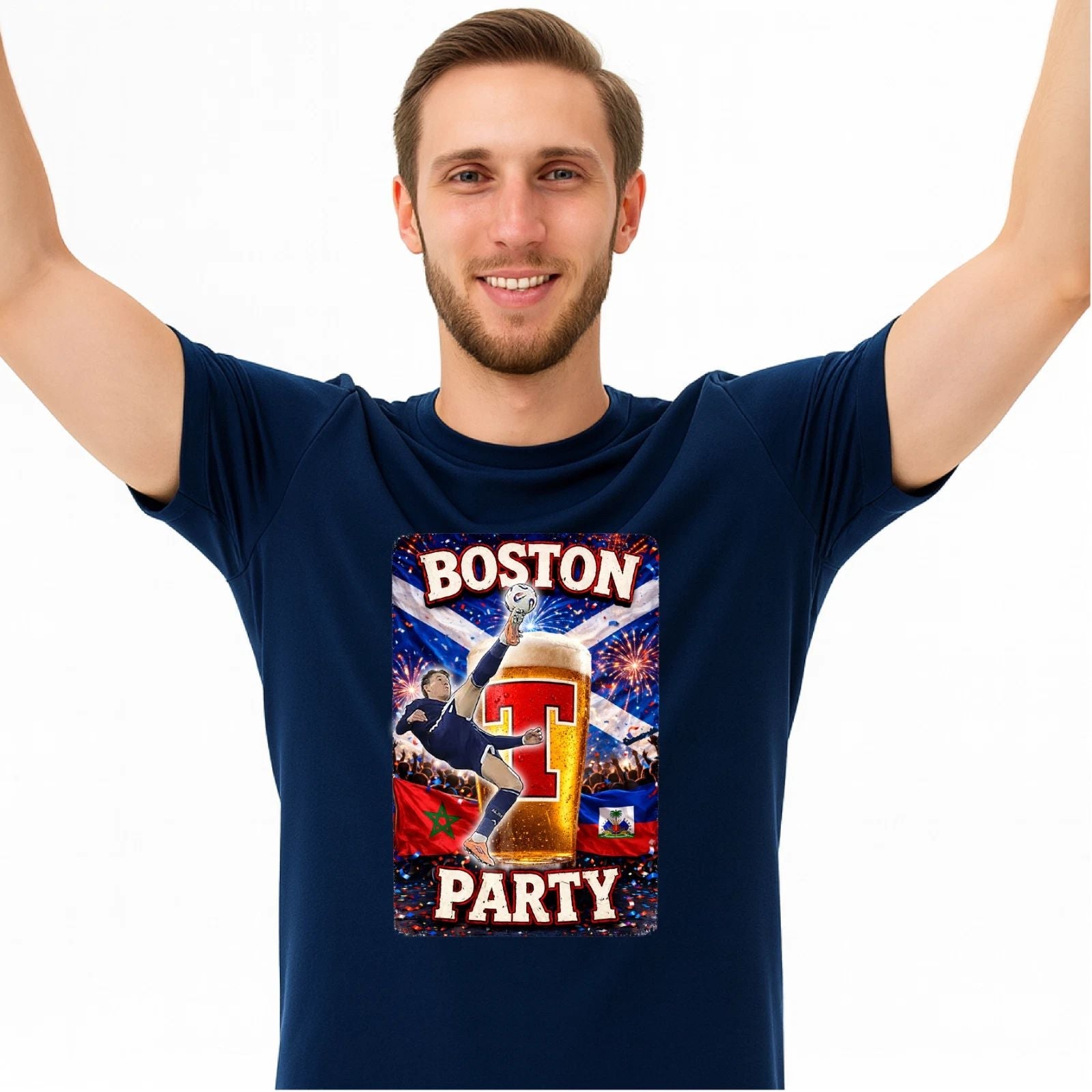 Boston Tea Party Scotland McTominay T-Shirt - World Cup Scottish Unisex T-shirt, Sweatshirt, Hoodie, Long Sleeve Tee - T-Shirt, Sweatshirt, Hoodie