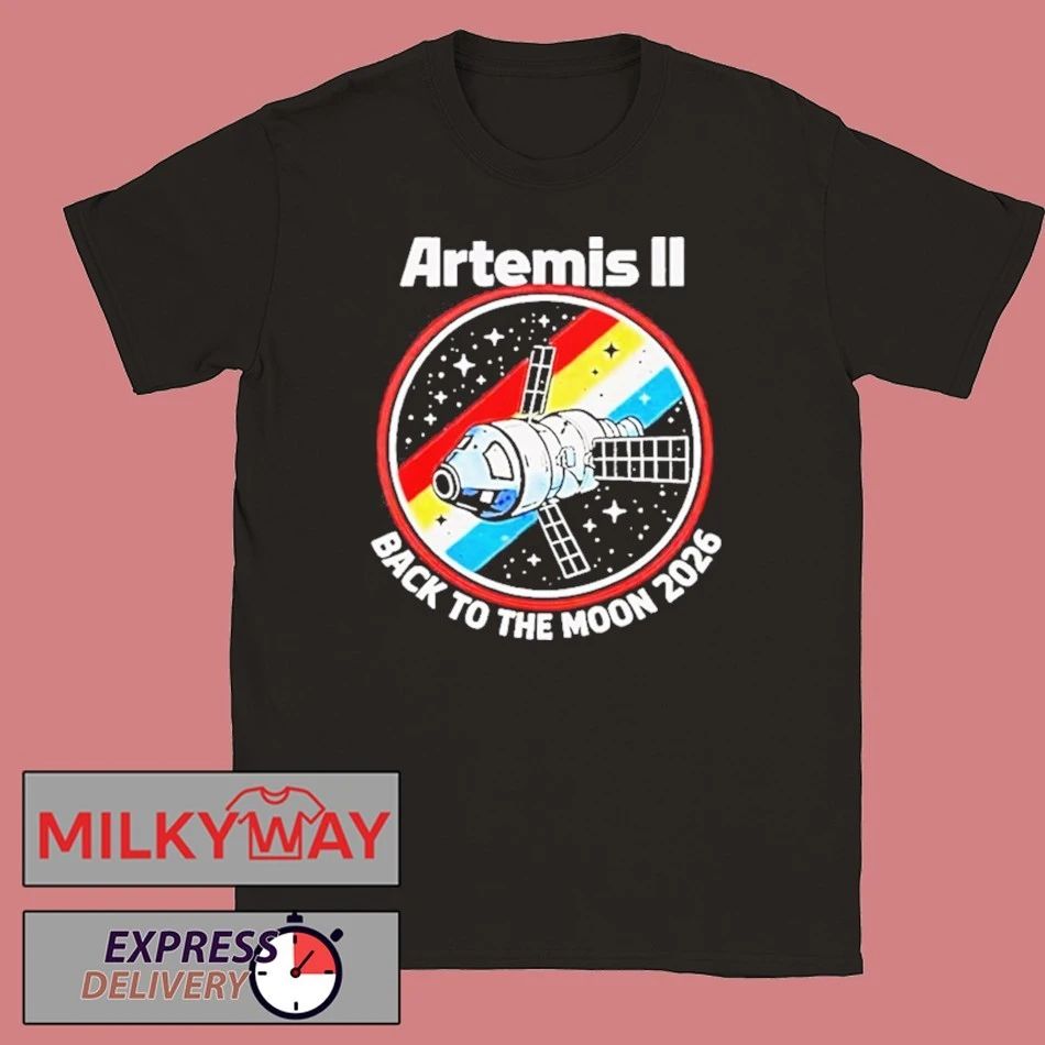 NASA Artemis II Back To The Moon 2026 shirt Unisex T-shirt, Sweatshirt, Hoodie, Long Sleeve Tee - T-Shirt, Sweatshirt, Hoodie