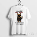 Classic German Shepherd I Almost Gave A Fuck Scared The Shit Of Myself T Shirts Unisex T-shirt, Sweatshirt, Hoodie, Long Sleeve Tee - T-Shirt, Sweatshirt, Hoodie