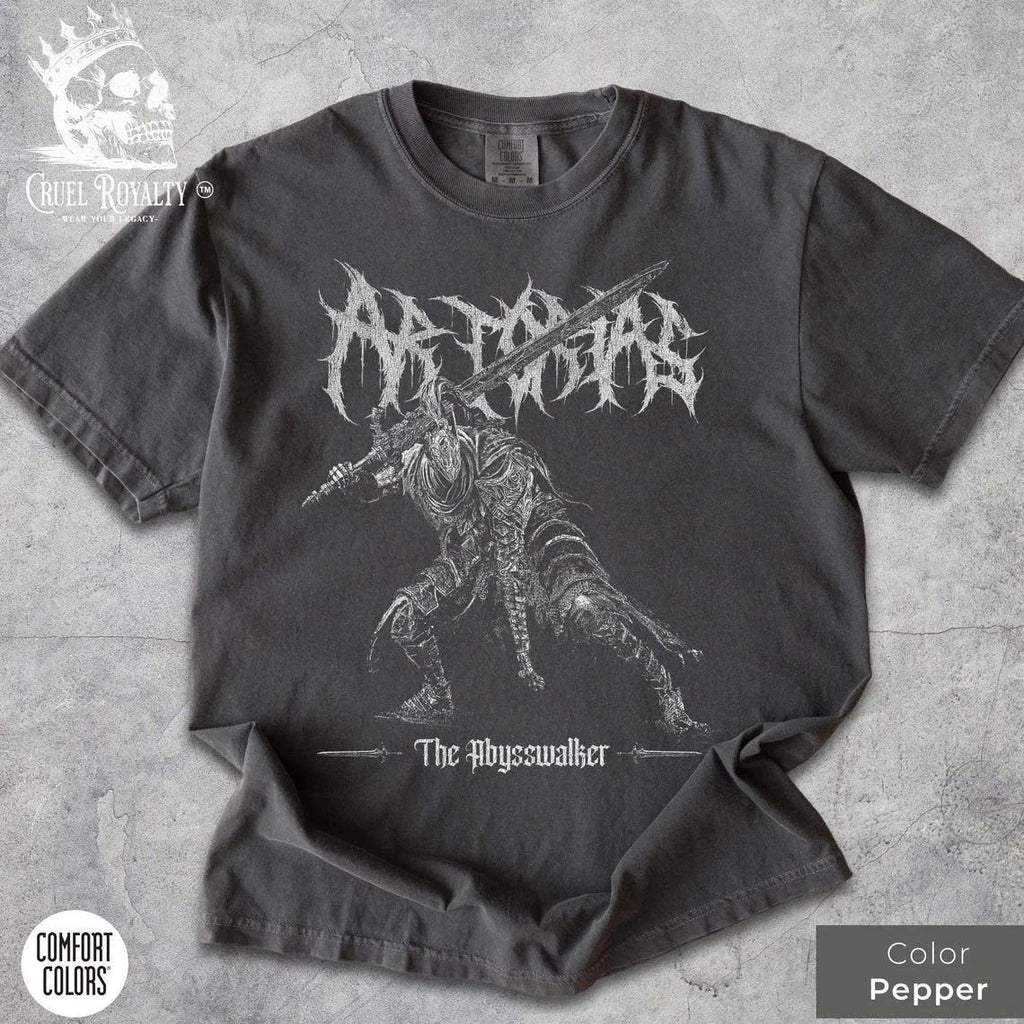 Artorias The Abysswalker Shirt, Vintage Dark Souls Tee, Retro Wolf Knight Shirt Unisex T-shirt, Sweatshirt, Hoodie, Long Sleeve Tee - T-Shirt, Sweatshirt, Hoodie