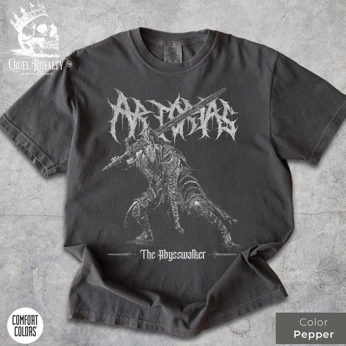 Artorias The Abysswalker Shirt, Vintage Dark Souls Tee, Retro Wolf Knight Shirt Unisex T-shirt, Sweatshirt, Hoodie, Long Sleeve Tee - T-Shirt, Sweatshirt, Hoodie
