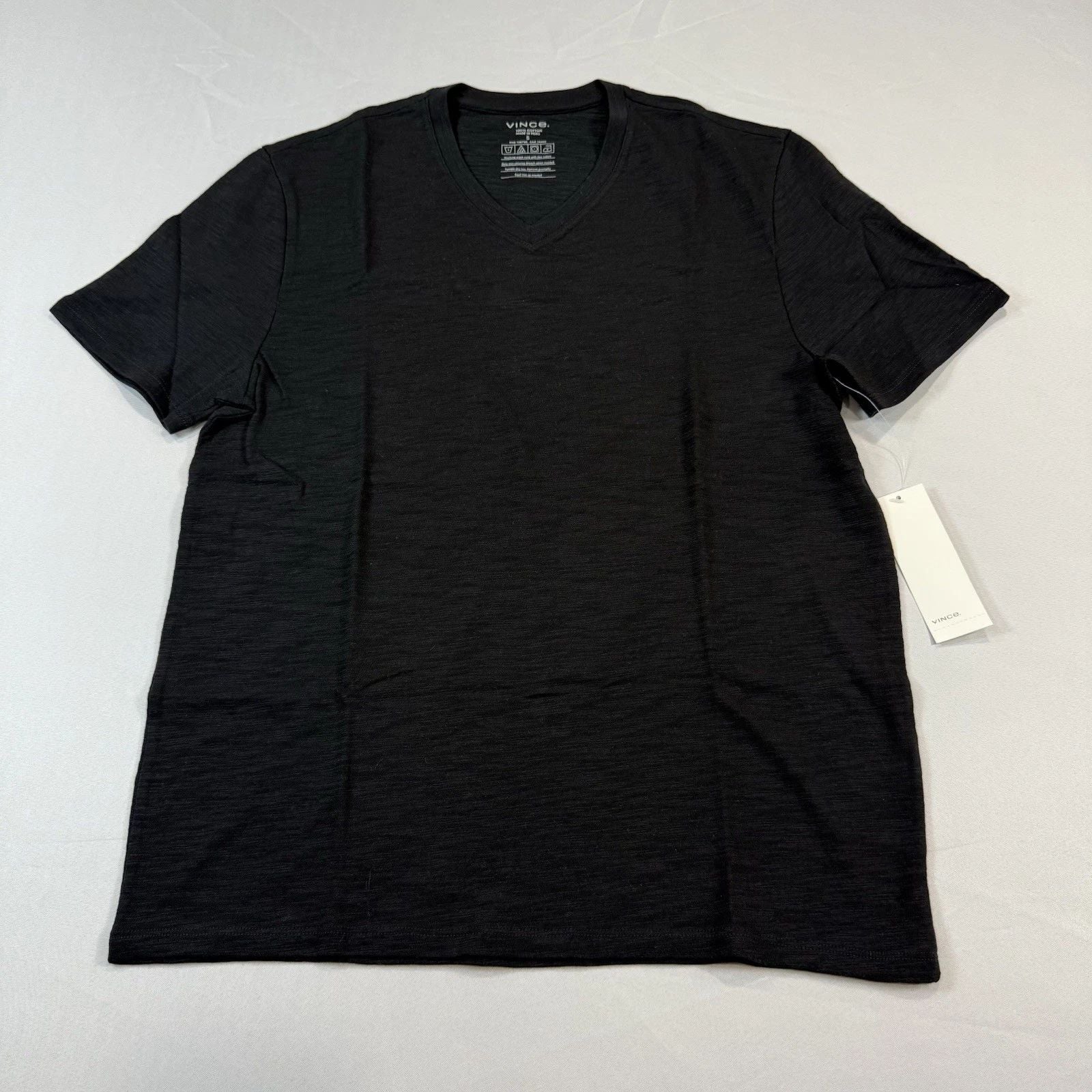 Vince Slub Cotton V-neck Designer T-Shirt Size Small NWT $65 Unisex T-shirt, Sweatshirt, Hoodie, Long Sleeve Tee - T-Shirt, Sweatshirt, Hoodie