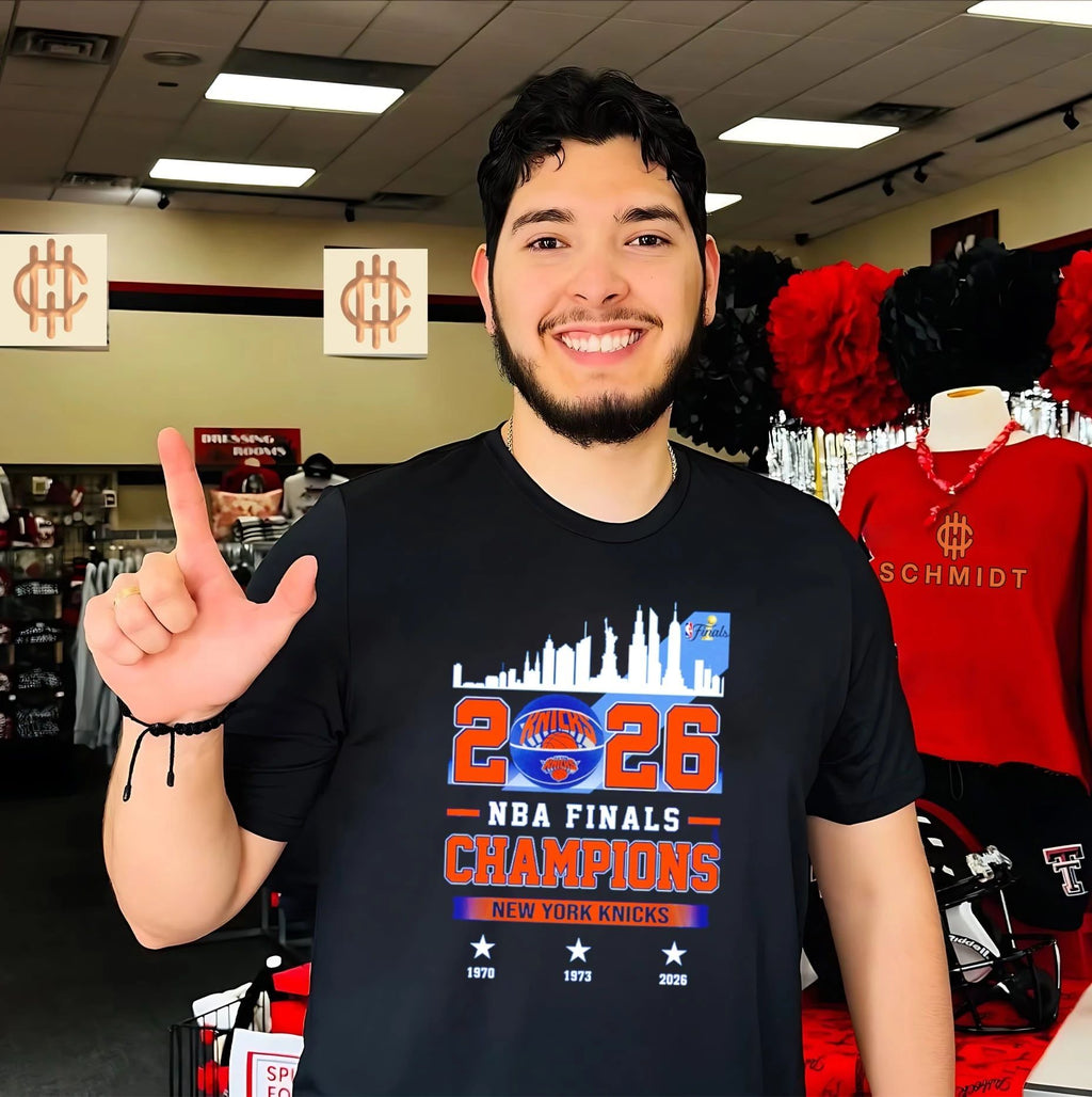 NY Knicks NBA Champions 2026 3 time city skyline shirt Unisex T-shirt, Sweatshirt, Hoodie, Long Sleeve Tee - T-Shirt, Sweatshirt, Hoodie