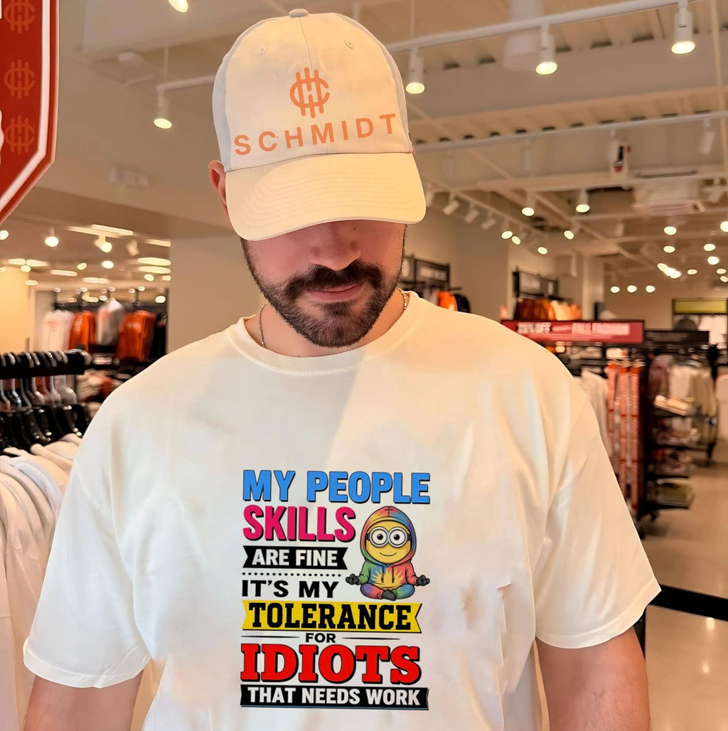 My people skills are fine Its my tolerance for idiots Minion shirt Unisex T-shirt, Sweatshirt, Hoodie, Long Sleeve Tee - T-Shirt, Sweatshirt, Hoodie