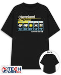 Cleveland 5 day forecast weather shirt Unisex T-shirt, Sweatshirt, Hoodie, Long Sleeve Tee - T-Shirt, Sweatshirt, Hoodie
