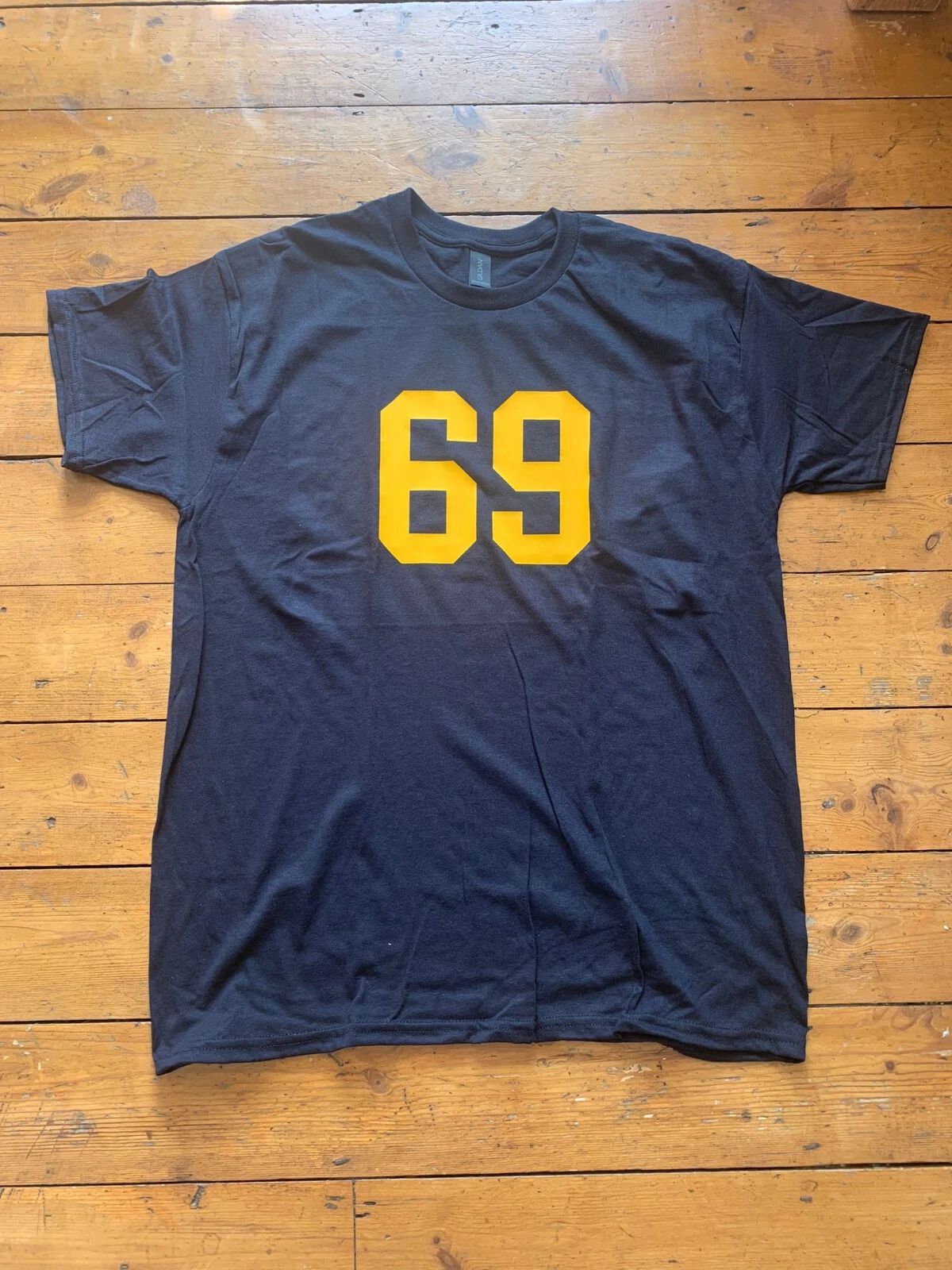 69 College Style T-Shirt -  Retro, Varsity, 60's, S-XXL Unisex T-shirt, Sweatshirt, Hoodie, Long Sleeve Tee - T-Shirt, Sweatshirt, Hoodie