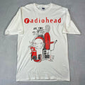 Vintage 90s Radiohead Rock Band Music White T-shirt Size S-5XL Unisex T-shirt, Sweatshirt, Hoodie, Long Sleeve Tee - T-Shirt, Sweatshirt, Hoodie