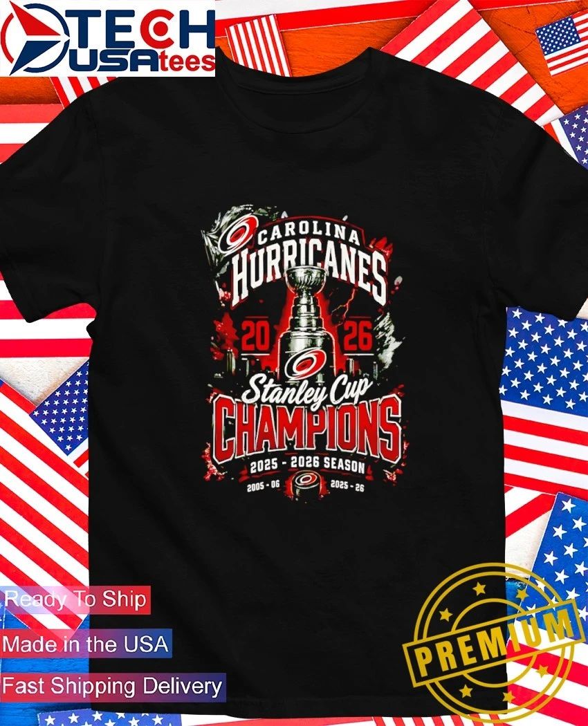 Carolina Hurricanes Hockey 2025-2026 Stanley Cup Champions shirt Unisex T-shirt, Sweatshirt, Hoodie, Long Sleeve Tee - T-Shirt, Sweatshirt, Hoodie