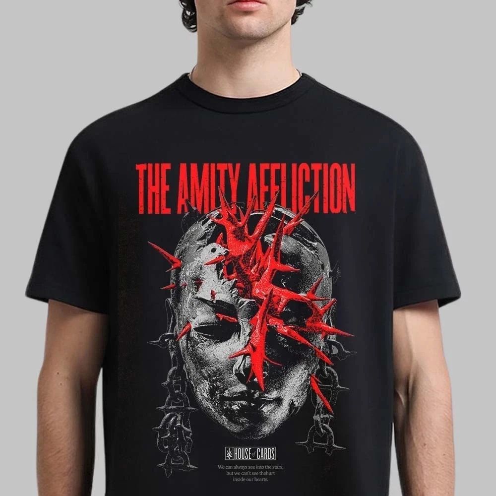 The Amity Affliction House Of Cards Album T-Shirt Unisex T-shirt, Sweatshirt, Hoodie, Long Sleeve Tee - T-Shirt, Sweatshirt, Hoodie