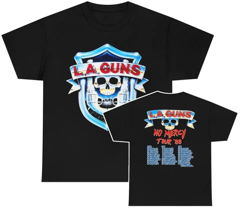 LA Guns 1988 No Mercy Tour Shirt Unisex T-shirt, Sweatshirt, Hoodie, Long Sleeve Tee - T-Shirt, Sweatshirt, Hoodie