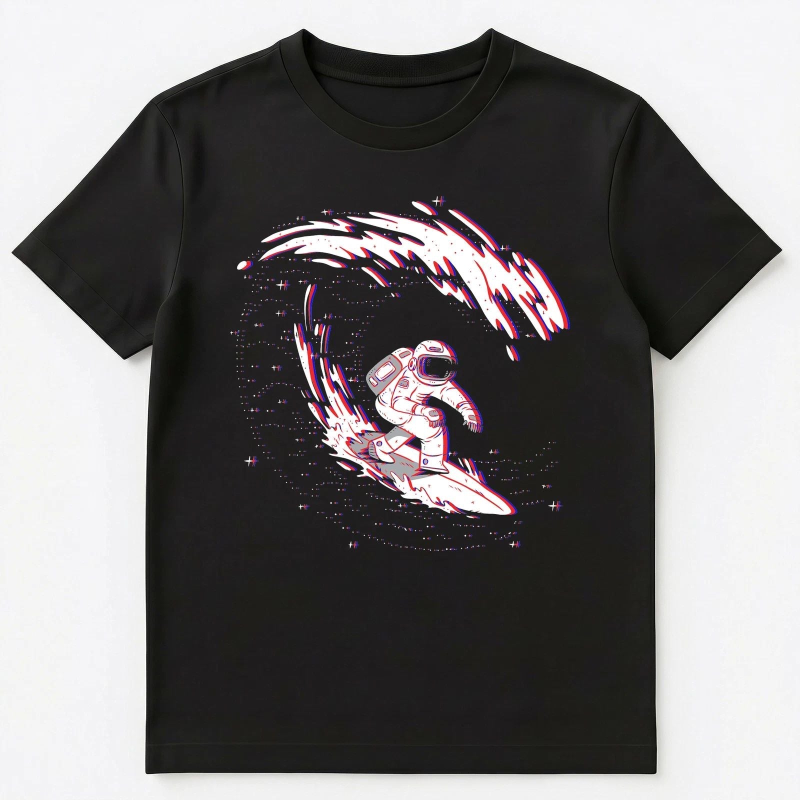 Astronaut Surfing Space Unisex T-Shirt Unisex T-shirt, Sweatshirt, Hoodie, Long Sleeve Tee - T-Shirt, Sweatshirt, Hoodie