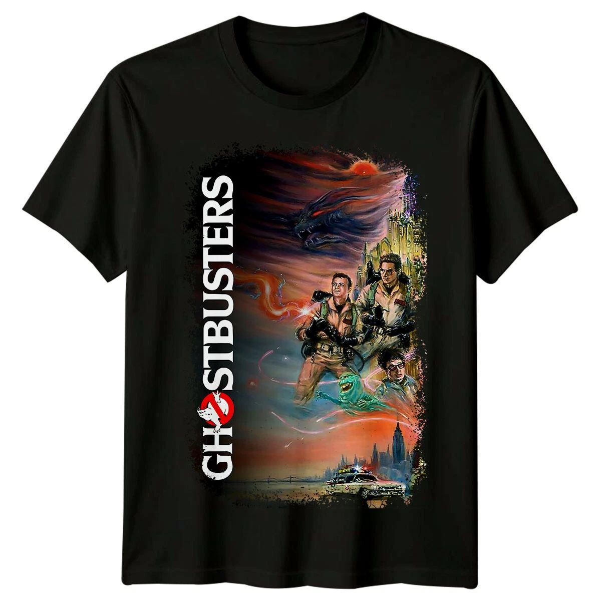 Ghostbusters (1984) Movie Poster Inspired T-Shirt Retro 80s Tee Unisex Unisex T-shirt, Sweatshirt, Hoodie, Long Sleeve Tee - T-Shirt, Sweatshirt, Hoodie