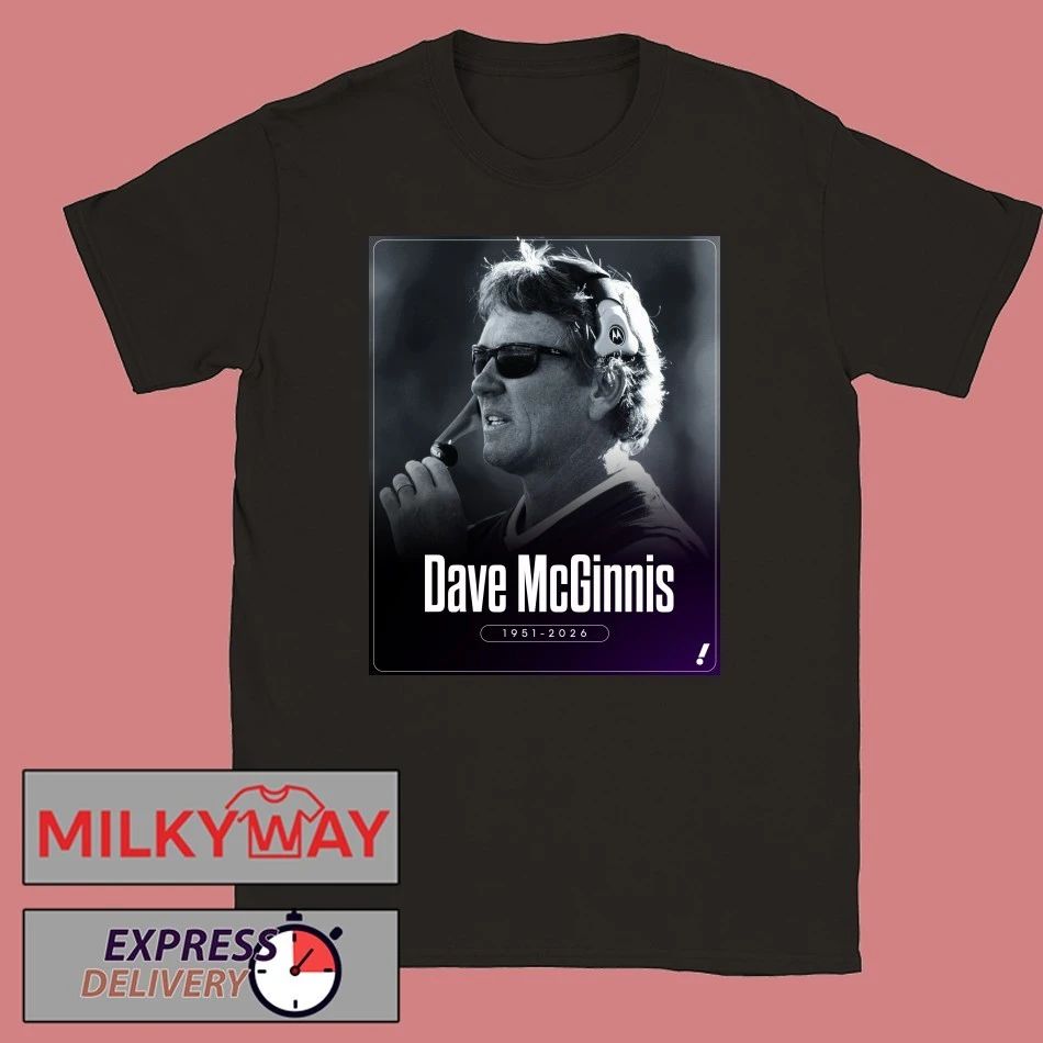 Rip Dave McGinnis 1951 2026 Shirt Unisex T-shirt, Sweatshirt, Hoodie, Long Sleeve Tee - T-Shirt, Sweatshirt, Hoodie