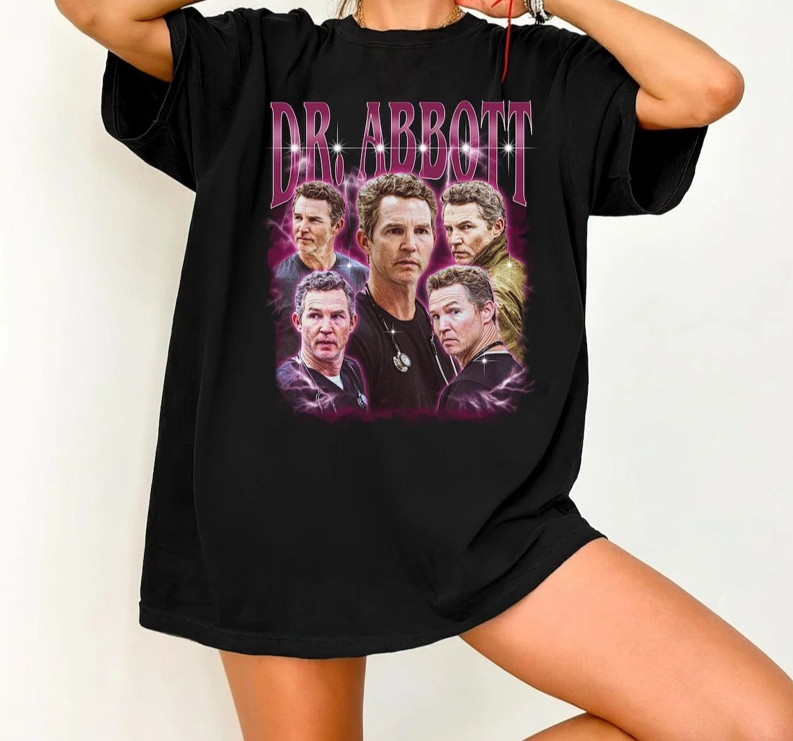 Dr. Abbott Bootleg Vintage Shirt  Medical Drama TV Character Graphic Tee Unisex T-shirt, Sweatshirt, Hoodie, Long Sleeve Tee - T-Shirt, Sweatshirt, Hoodie