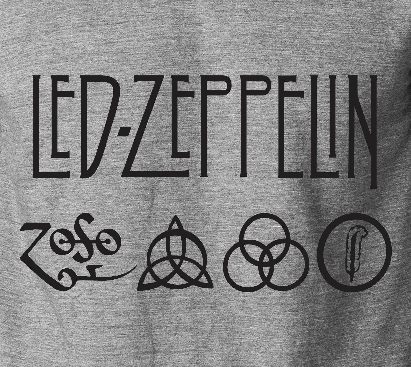 LED ZEPPELIN T-Shirt Classic Rock Band on S-6XL Cotton Tee Unisex T-shirt, Sweatshirt, Hoodie, Long Sleeve Tee - T-Shirt, Sweatshirt, Hoodie