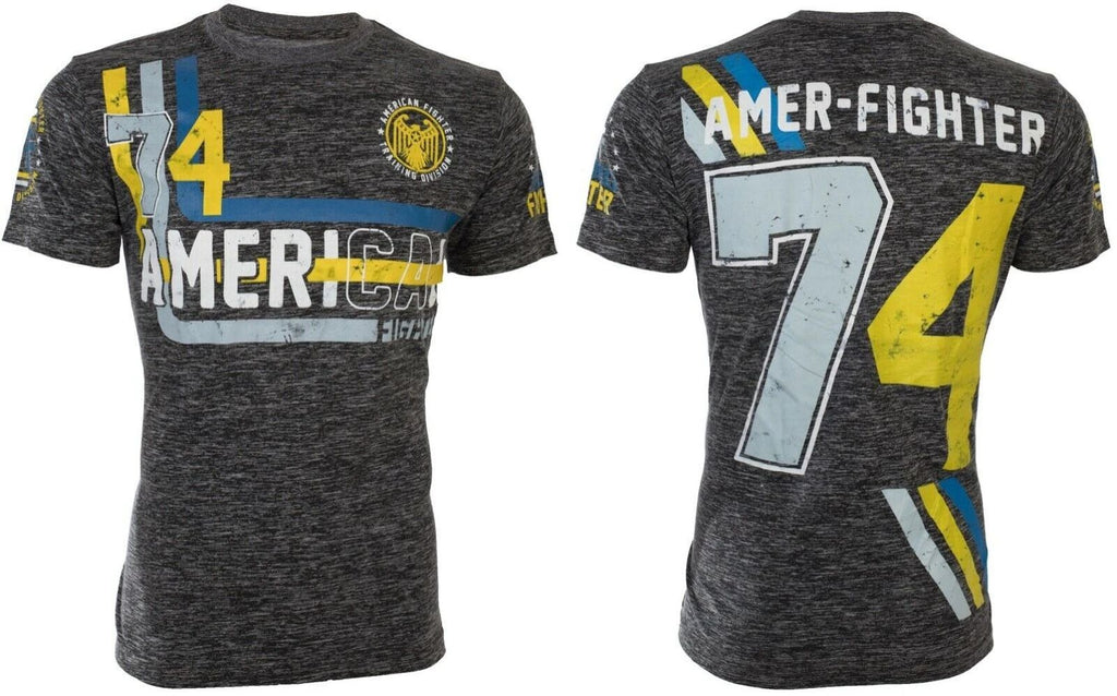 AMERICAN FIGHTER Mens T-shirt Recruit Black Heather S-3XL Unisex T-shirt, Sweatshirt, Hoodie, Long Sleeve Tee - T-Shirt, Sweatshirt, Hoodie