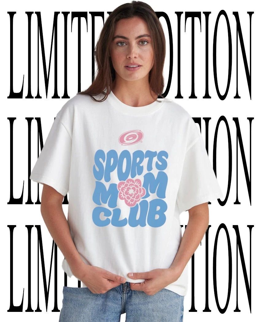 Carolina Hurricanes Sports Mom Club shirt Unisex T-shirt, Sweatshirt, Hoodie, Long Sleeve Tee - T-Shirt, Sweatshirt, Hoodie