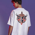 Mens Oversized Back Printed Streetwear T-Shirt | Trendy Graphic Print Cotton Unisex T-shirt, Sweatshirt, Hoodie, Long Sleeve Tee - T-Shirt, Sweatshirt, Hoodie