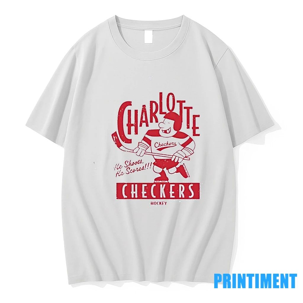 Charlotte Checkers Retro Player Hockey Tshirts Sweater Unisex T-shirt, Sweatshirt, Hoodie, Long Sleeve Tee - T-Shirt, Sweatshirt, Hoodie