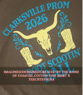 Clarksville Prom Boot Scootin Ball 2026 shirt Unisex T-shirt, Sweatshirt, Hoodie, Long Sleeve Tee - T-Shirt, Sweatshirt, Hoodie