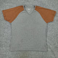 Marc Ecko Shirt Men's XL Gray Brown V-Neck Short Sleeve Stretch Pullover Adult Unisex T-shirt, Sweatshirt, Hoodie, Long Sleeve Tee - T-Shirt, Sweatshirt, Hoodie