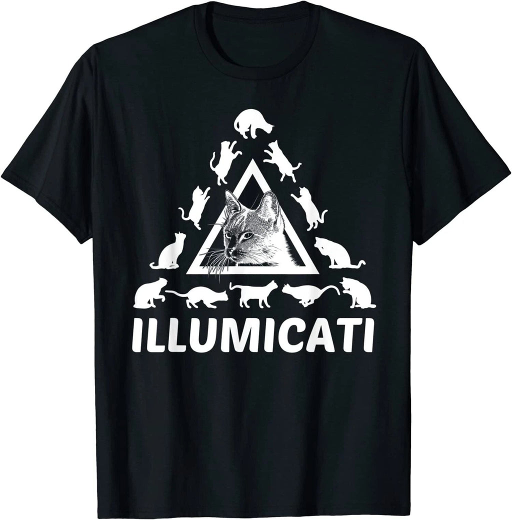 New Limited Funny Cat Society, Conspiracy Kitty, Cat Lovers T-Shirt Unisex T-shirt, Sweatshirt, Hoodie, Long Sleeve Tee - T-Shirt, Sweatshirt, Hoodie