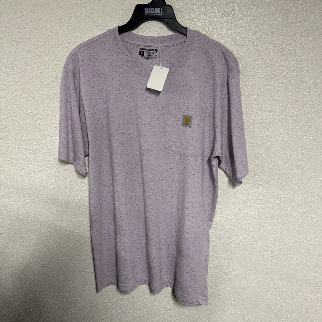 Carhartt Mens Loose Fit Work Tshirt Pocket NEW medium Heather Lilac Purple Unisex T-shirt, Sweatshirt, Hoodie, Long Sleeve Tee - T-Shirt, Sweatshirt, Hoodie