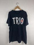 Trio Graphic T-Shirt Black  Gothic Logo Design  Short Sleeve Tee Unisex T-shirt, Sweatshirt, Hoodie, Long Sleeve Tee - T-Shirt, Sweatshirt, Hoodie
