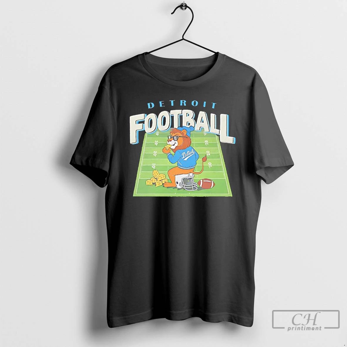 Classic Detroit Football Eat Cheese Mascot Stadium T Shirts Unisex T-shirt, Sweatshirt, Hoodie, Long Sleeve Tee - T-Shirt, Sweatshirt, Hoodie