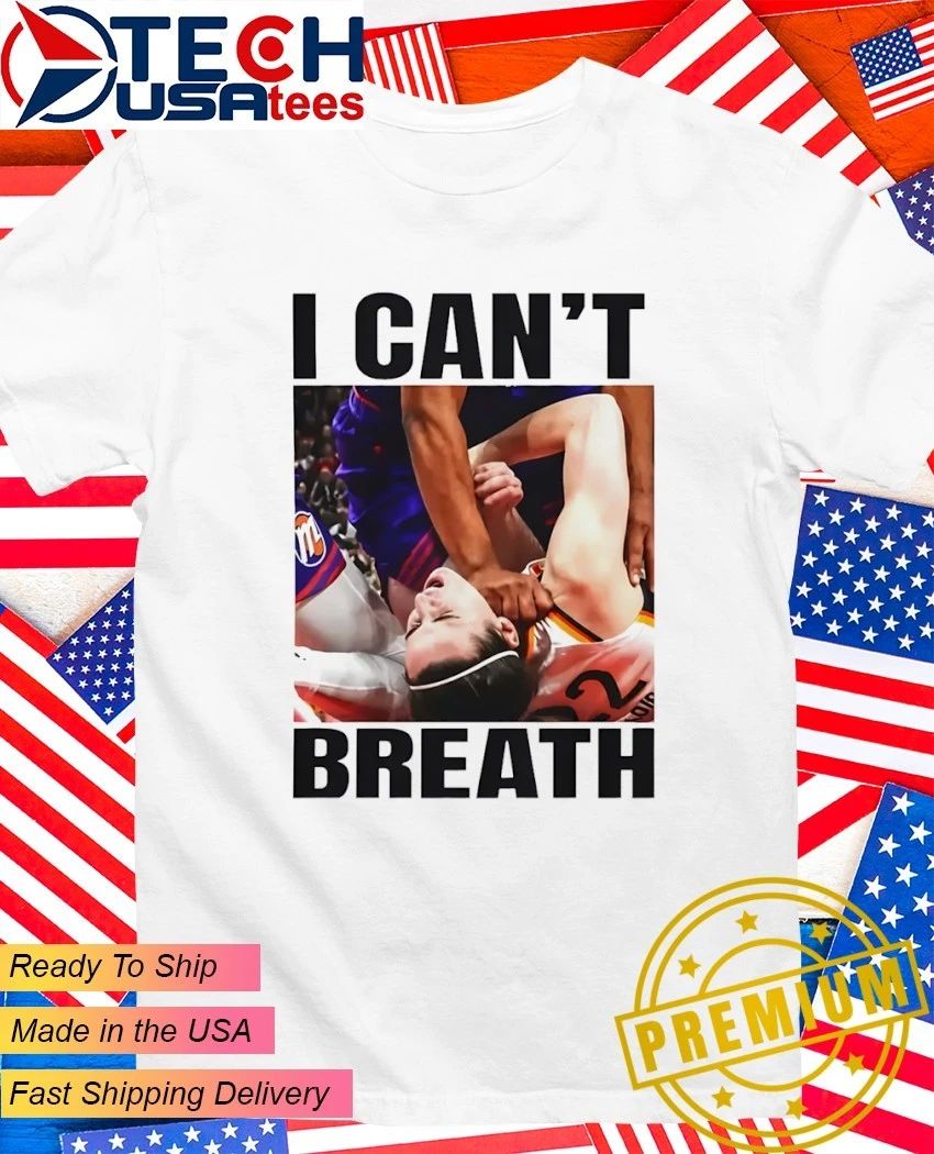 I cant breathe Caitlin Clark Indiana Fever shirt Unisex T-shirt, Sweatshirt, Hoodie, Long Sleeve Tee - T-Shirt, Sweatshirt, Hoodie