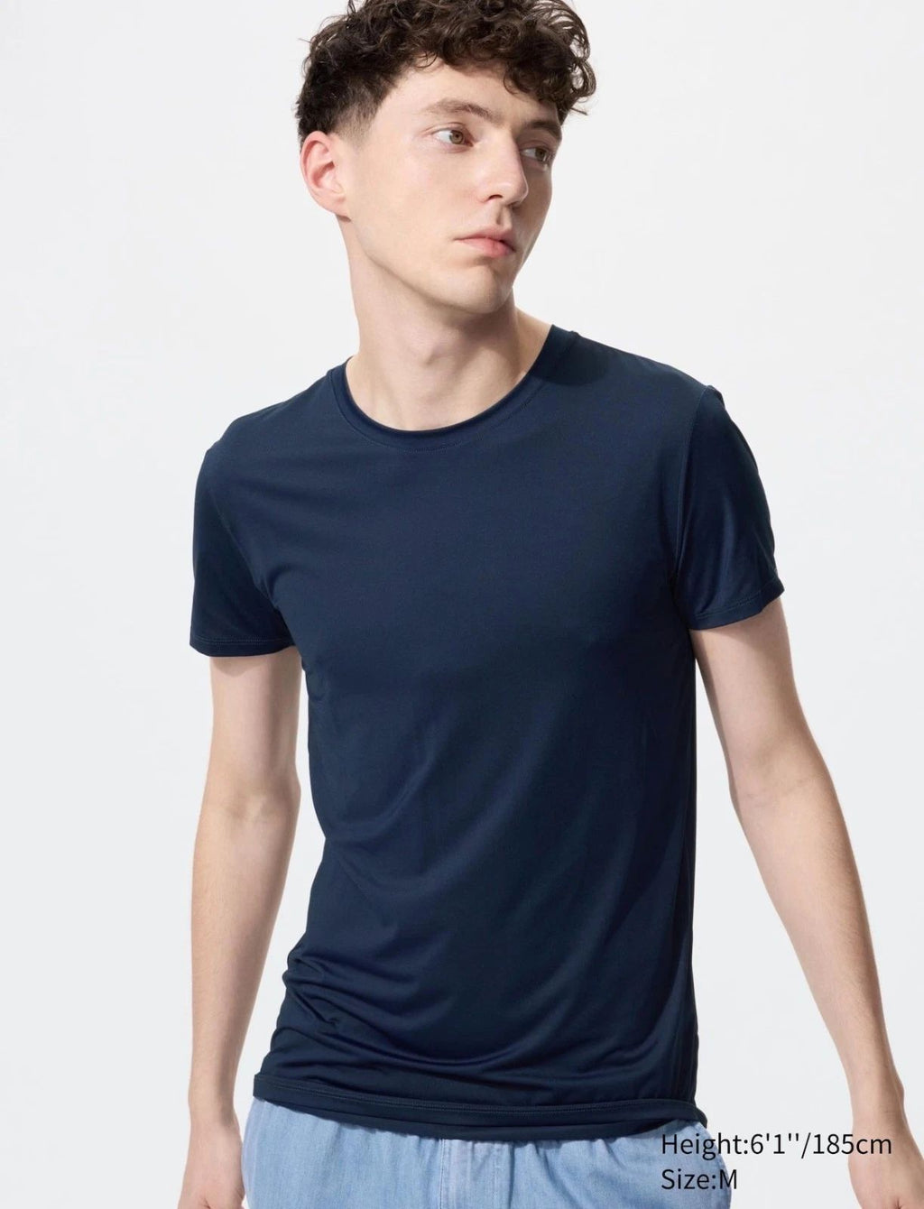UNIQLO AIRism Crew Neck T-shirt, SMALL, Quick Dry, Moisture Wicking, Mens Unisex T-shirt, Sweatshirt, Hoodie, Long Sleeve Tee - T-Shirt, Sweatshirt, Hoodie