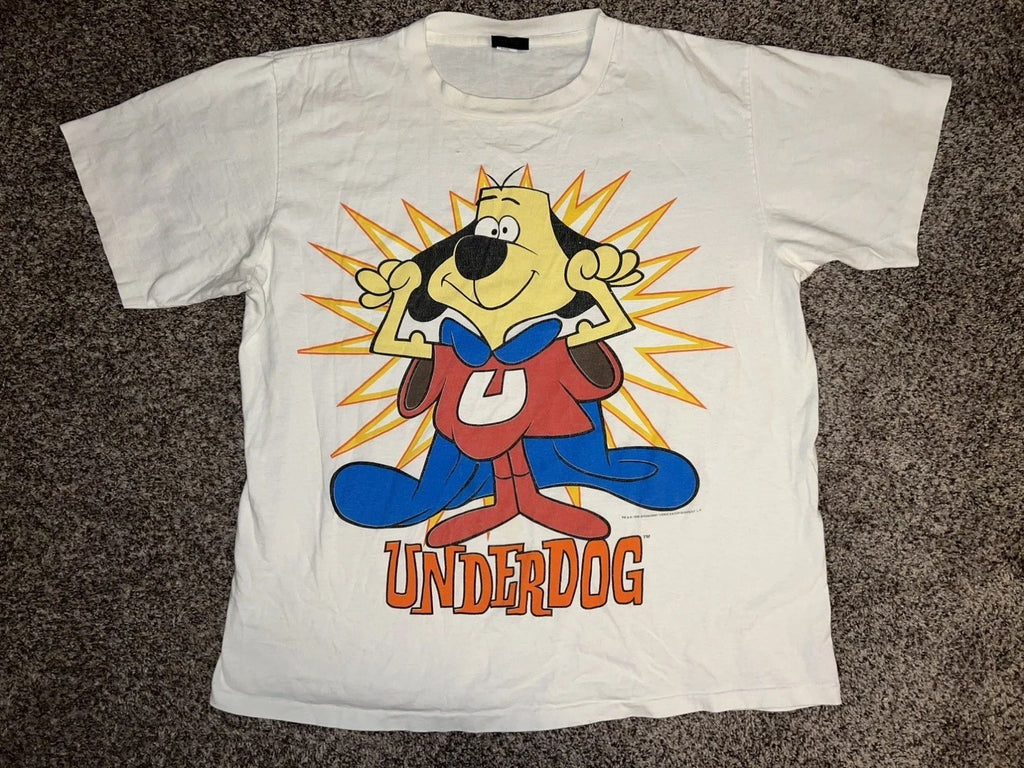 Vintage Underdog Cartoon T Shirt Unisex Cotton All Sizes Co723 Unisex T-shirt, Sweatshirt, Hoodie, Long Sleeve Tee - T-Shirt, Sweatshirt, Hoodie