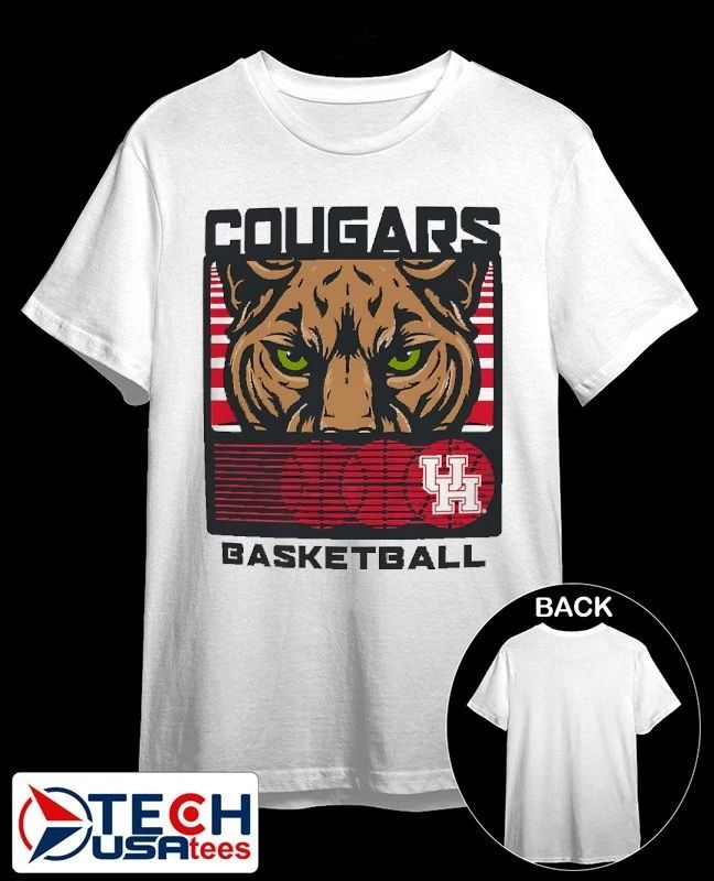 Houston Cougars Basketball Staredown mascot shirt Unisex T-shirt, Sweatshirt, Hoodie, Long Sleeve Tee - T-Shirt, Sweatshirt, Hoodie