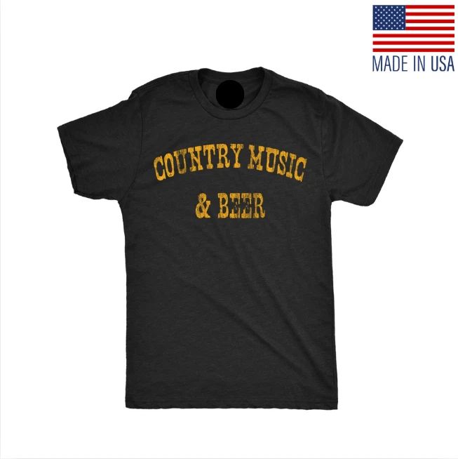 Mens Country Music and Beer Funny T Shirt Sarcastic Graphic Tee for Men #111 Unisex T-shirt, Sweatshirt, Hoodie, Long Sleeve Tee - T-Shirt, Sweatshirt, Hoodie