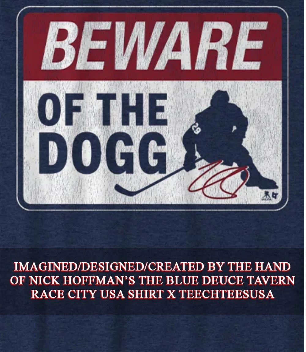Nathan MacKinnon Colorado Avalanche Beware of The Dogg signature shirt Unisex T-shirt, Sweatshirt, Hoodie, Long Sleeve Tee - T-Shirt, Sweatshirt, Hoodie