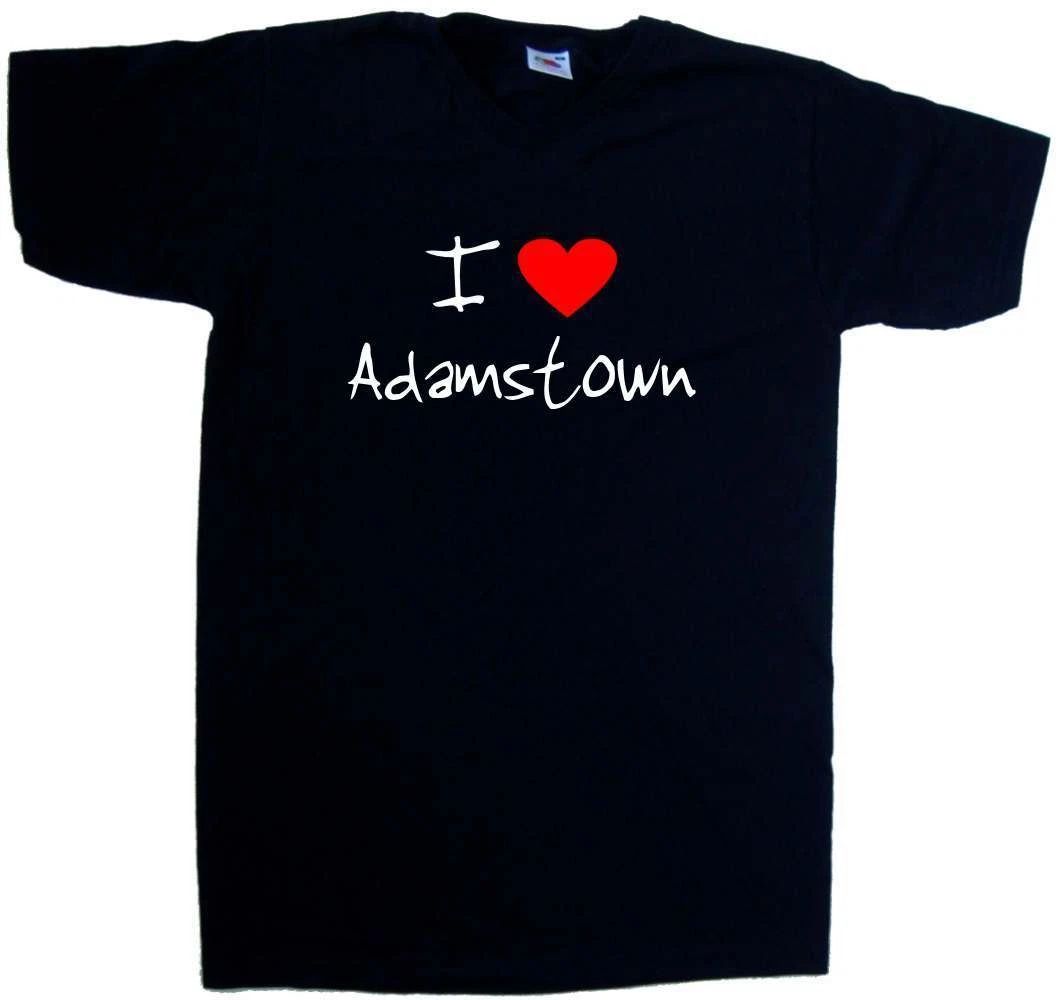I Love Heart Adamstown V-Neck T-Shirt Unisex T-shirt, Sweatshirt, Hoodie, Long Sleeve Tee - T-Shirt, Sweatshirt, Hoodie