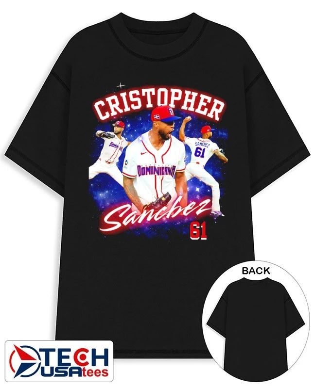 Cristopher Snchez #61 Dominican Republic Team shirt Unisex T-shirt, Sweatshirt, Hoodie, Long Sleeve Tee - T-Shirt, Sweatshirt, Hoodie
