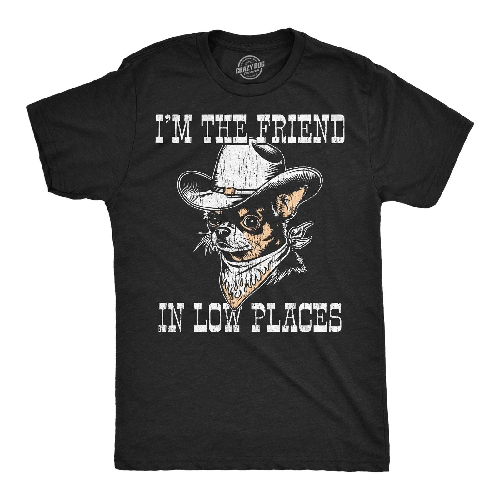 Mens Funny T Shirts Im The Friend In Low Places Sarcastic Graphic Novelty Tee Unisex T-shirt, Sweatshirt, Hoodie, Long Sleeve Tee - T-Shirt, Sweatshirt, Hoodie