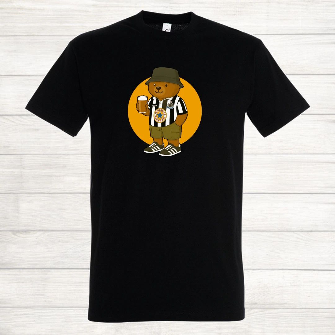 Newcastle United NUFC Teddy Bear Geordie The Magpies The Toon Football  T Shirt Unisex T-shirt, Sweatshirt, Hoodie, Long Sleeve Tee - T-Shirt, Sweatshirt, Hoodie