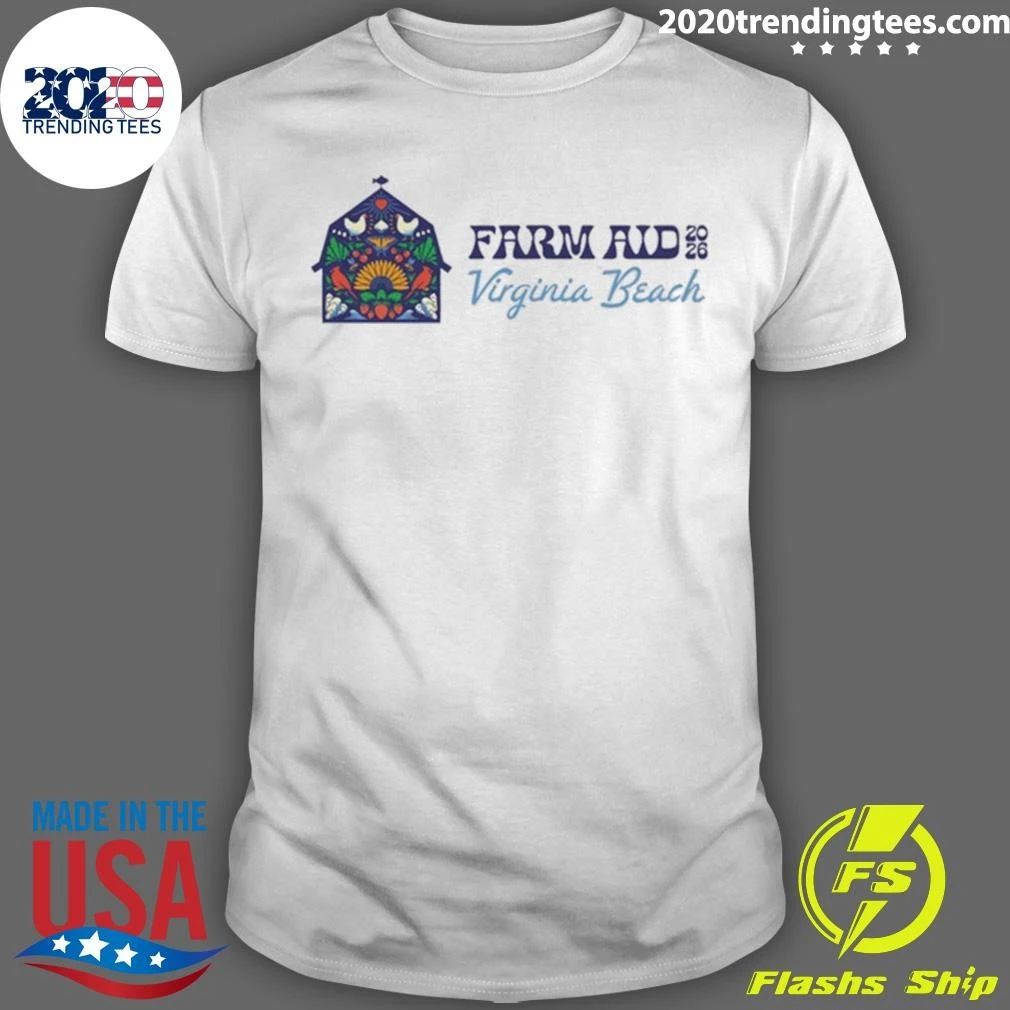 Farm Aid 2026 Virginia Beach Shirt Unisex T-shirt, Sweatshirt, Hoodie, Long Sleeve Tee - T-Shirt, Sweatshirt, Hoodie